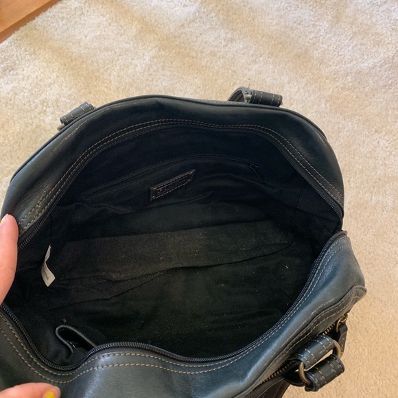 Fossil Bags Fossil Black Leather Shoulder Bag Poshmark